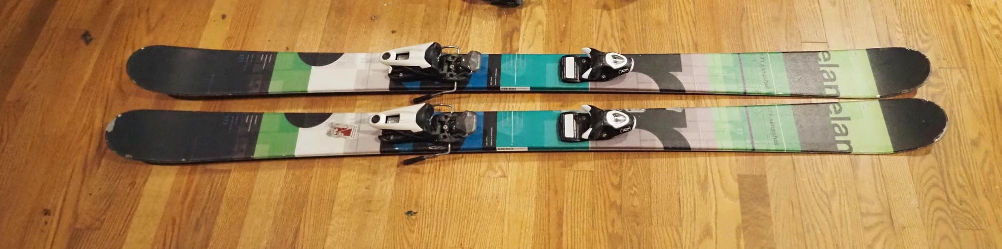 Unisex Park 171 cm Elan Slingshot Skis With Bindings Max Din 10 (Used)