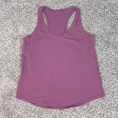 Lululemon Tank Top Womens Medium Pink Racerback Basic Yoga Gym Workout Running