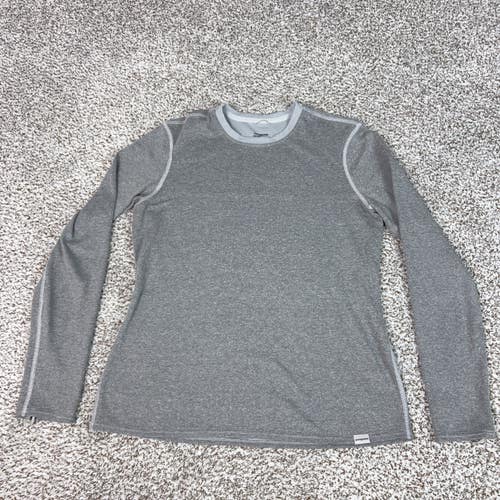 Patagonia Shirt Womens Large Gray Capilene 3 Midweight Base Layer Thumbholes Top