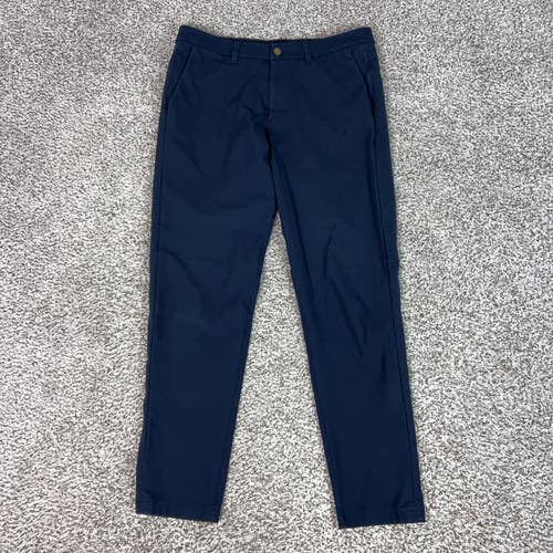 Lululemon Pants Mens 34x30 Navy Commission Slim Chino Golf Comfort Travel Work
