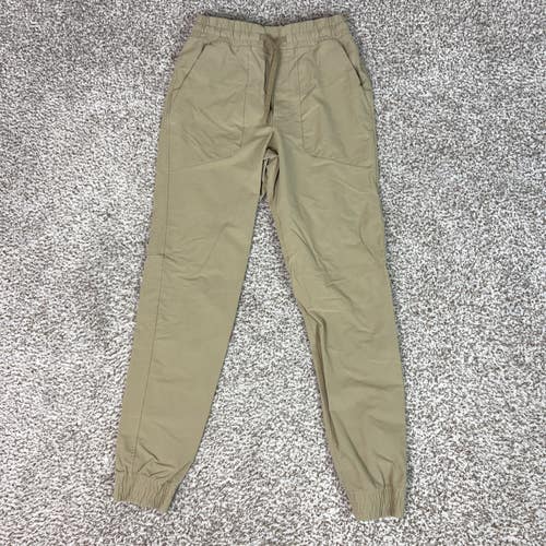 Lululemon Pants Mens Extra Small Beige Joggers Zip Pocket Drawstring Gym Travel