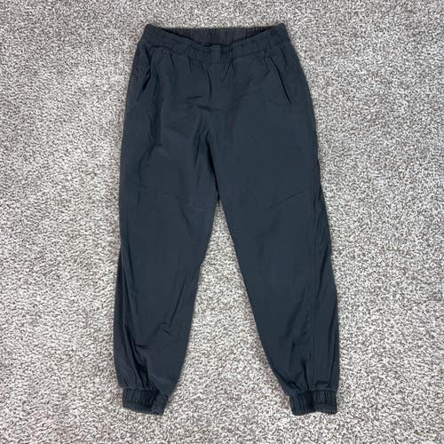 Lululemon Pants Womens 6 Gray Jogger Woven Pockets Elastic Cuff Yoga Gym Workout