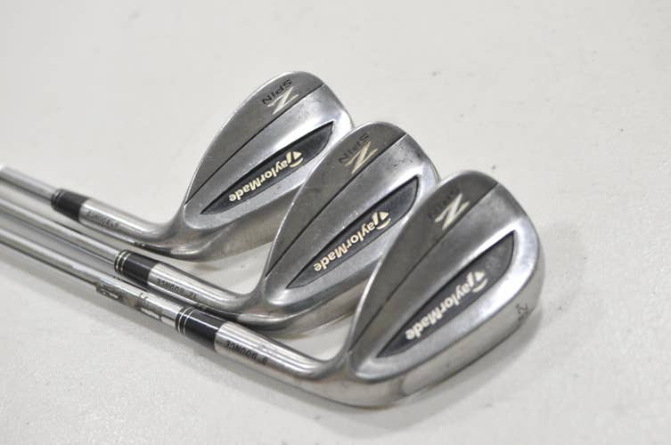 TaylorMade Z Spin 52, 56, 60 Wedge Set Right Steel #230406