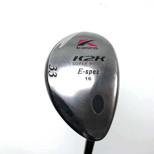 Kasco K2K Super Hyten 2 Hybrid 16* Extra Stiff Graphite Mens RH