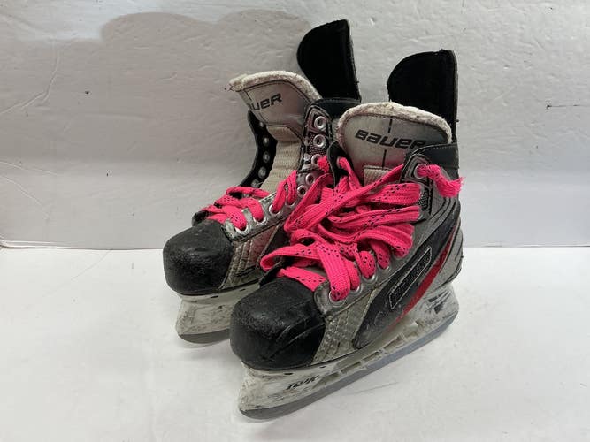 Used Bauer VAPOR X2.0 Junior Hockey Skate White/Black/Red Junior 03 11876-S000013501
