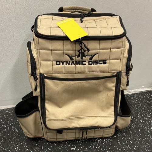 Used Dynamic Discs COMBAT RANGER Disc Golf Backpack Tan 11876-S000013454