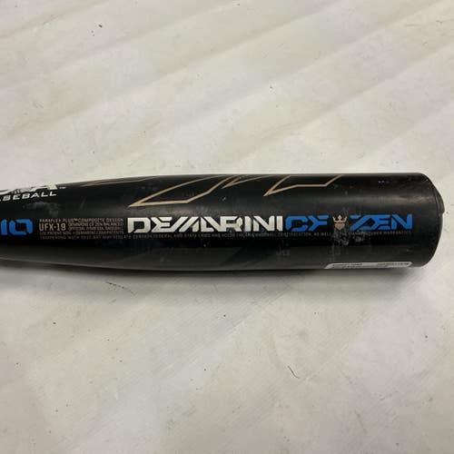 Used Demarini CF Zen UFX-19 USA 2 5/8 Baseball Bat Black 29" 11876-S000012093