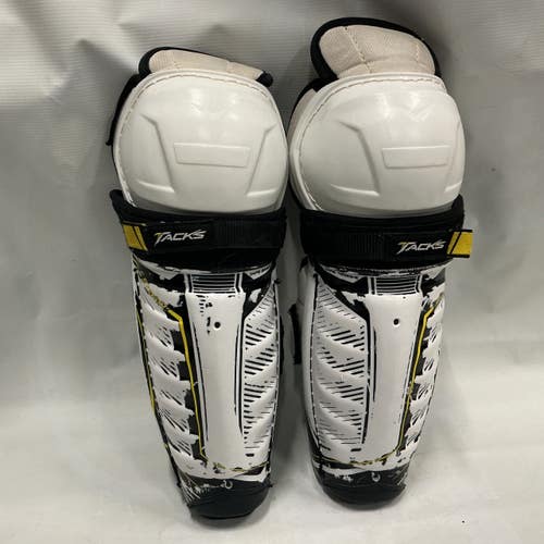 Used CCM TACKS 9060 Junior Shin Guards White 11" 11876-S000011853