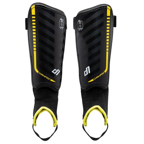 New D1 Soccer Shin Guards Yellow Lg 11876-CHPA7DYL