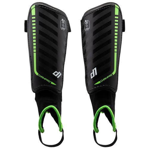 New D1 Soccer Shin Guards Green Lg 11876-CHPA7DOGL