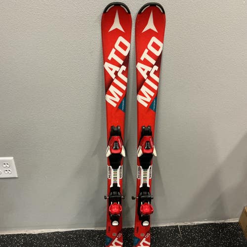 Used Atomic REDSTER Boys DH Ski/Binding Red 120 cm 11876-S000012607