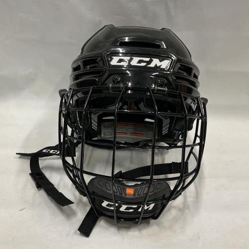 Used CCM TACKS 910 Helmet Cage Combo Black XS 11876-S000011600