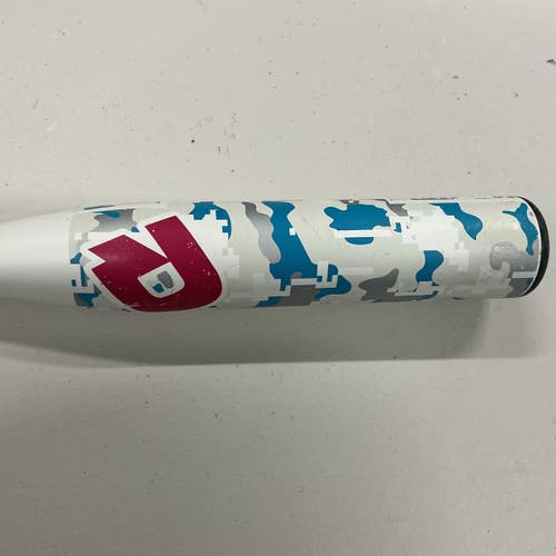 Used Demarini Uprising UPF-19 Fastpitch Bat White And Carolina Blue 28" 11876-S000010508