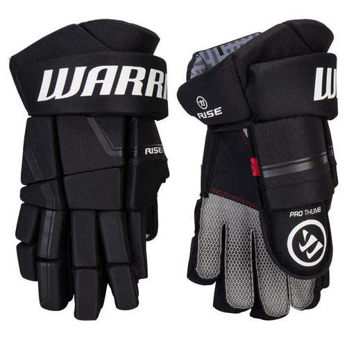 New Rise Hockey Gloves Jr Black 11" 11876-WARRISEGJ4B11