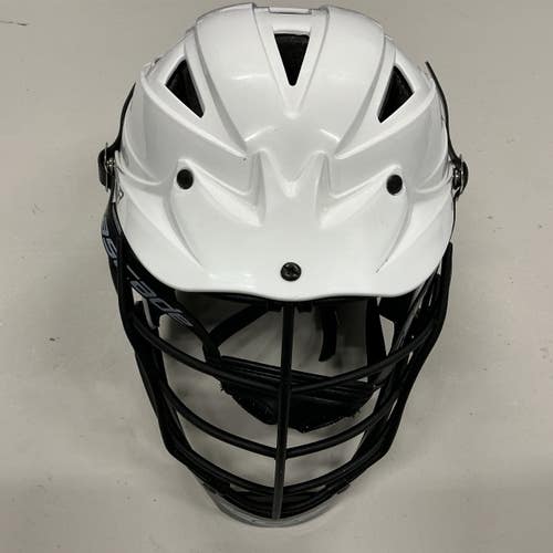 Used STX RIVAL JR Lacrosse Helmet White One Size 11876-S000010403
