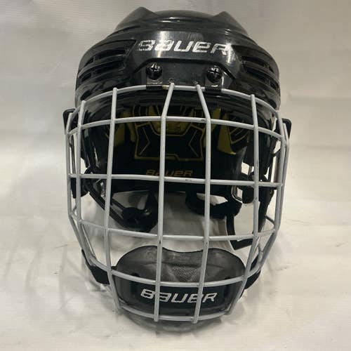 Used Bauer RE-AKT 100 YTH Helmet Cage Combo Black One Size 11876-S000010692