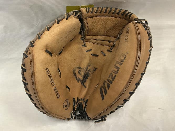 Used Mizuno Prospect Series Power Close GXC100 Baseball Catchers LH Throw Brown 33" 11876-S000010955