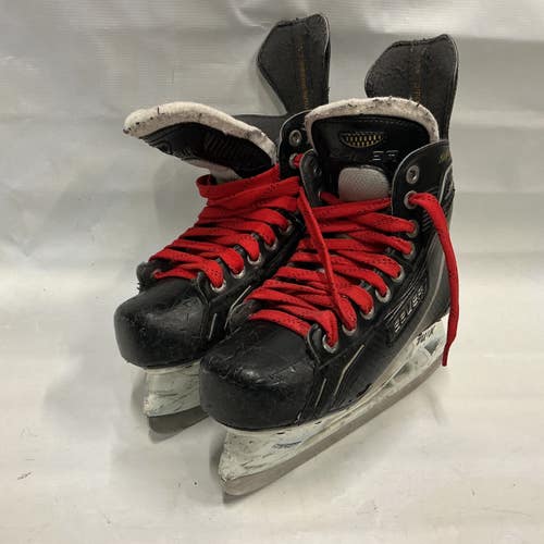 Used Bauer SUPREME ONE60 Junior Hockey Skate Black And Optic Yellow Junior 03 11876-S000011199