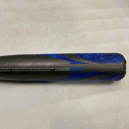 Used Demarini Voodoo UD2-21 USA 2 5/8 Baseball Bat Grey And Navy Blue 31" 11876-S000011175