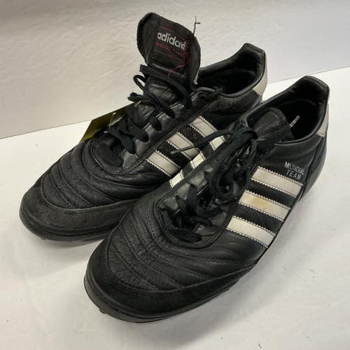 Used Adidas Mundial Team 019228 Soccer Turf Shoes Black Senior 9.5 11876-S000013047
