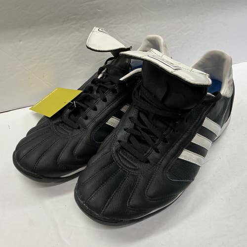 Used Adidas Mundial Team 462511 Soccer Turf Shoes Black Senior 9.5 11876-S000013048