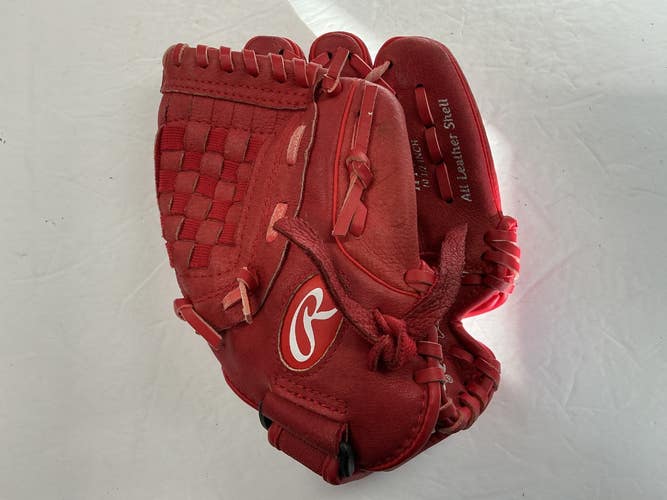 Used Rawlings Highlight Series H105S Baseball Glove RH Throw Red 10 1/2" 11876-S000012976