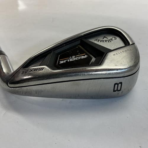 Used Callaway ROGUE ST MAX OS Mens Individual Iron RH 8 Iron 11876-S000012960