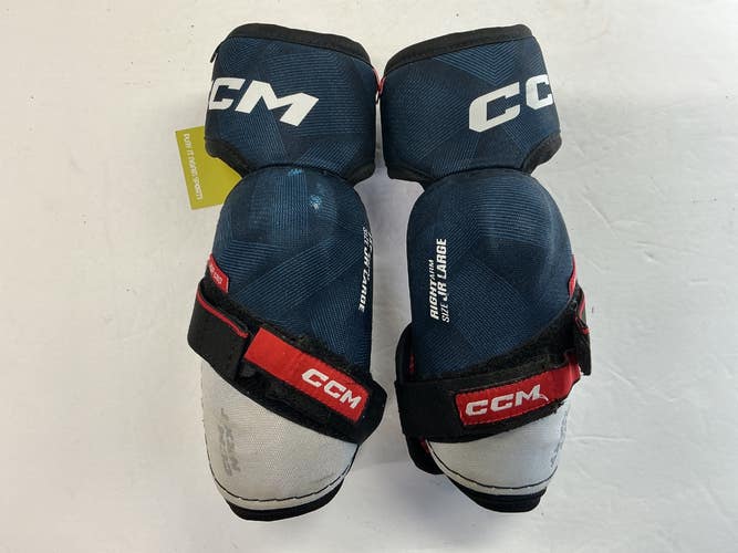 Used CCM NEXT Junior Elbow Pads Navy Blue LG 11876-S000012933