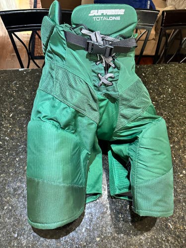 Senior Green XL+1 Bauer Supreme TotalOne Hockey Pants (New)