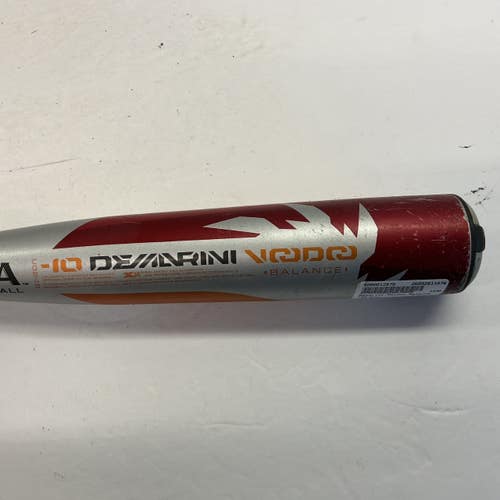 Used Demarini Voodoo Balance UD2-18 USA 2 5/8 Baseball Bat Silver 31" 11876-S000012876