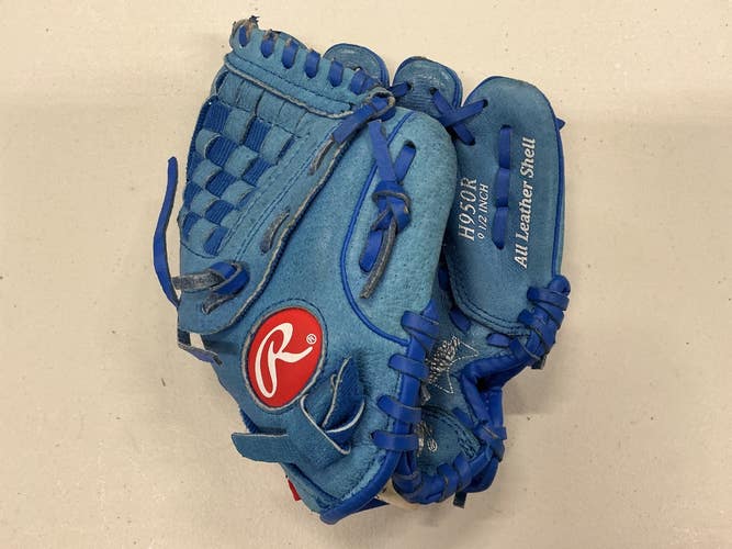 Used Rawlings Highlight Series H950R Baseball Glove RH Throw Royal Blue 9 1/2" 11876-S000010731