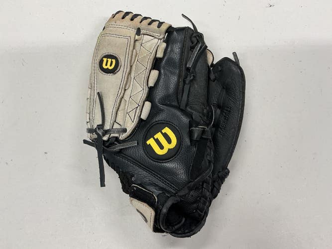 Used Wilson A350 A0350TR115 Baseball Glove RH Throw Black 11" 11876-S000010730