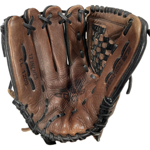 Used Adidas CL 1200 Baseball Glove LH Throw Black And Tan 12" 11876-S000010071