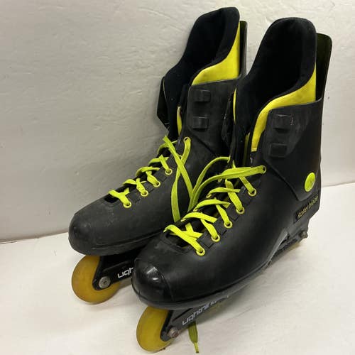 Used Labeda LIGHTINING ROLLERBLADES Senior Rec Fitness Skates Black Senior 10.5 11876-S000012856