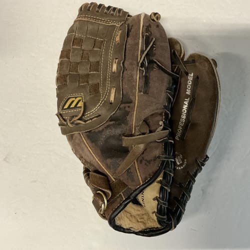 Used Mizuno Franchise MZ123 Baseball Glove RH Throw Brown 12" 11876-S000012843