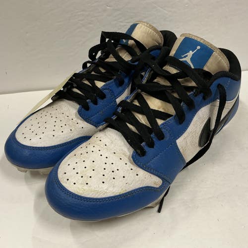 Used Nike Adult Air Jordan 1 FB Cleats Royal Blue And White Senior 10.5 11876-S000012755