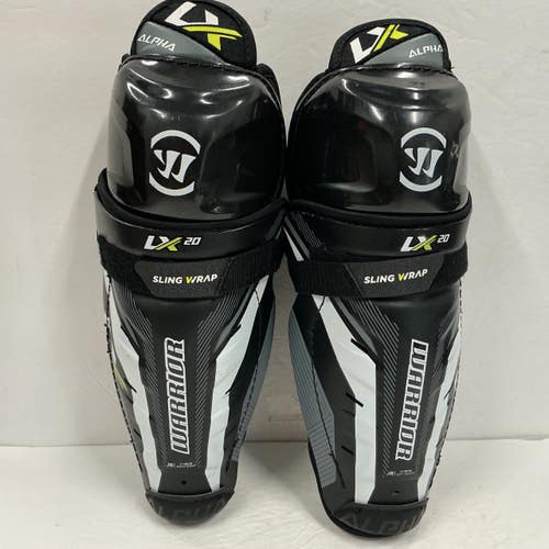 Used Warrior ALPHA LX20 Junior Shin Guards Black 11" 11876-S000012298