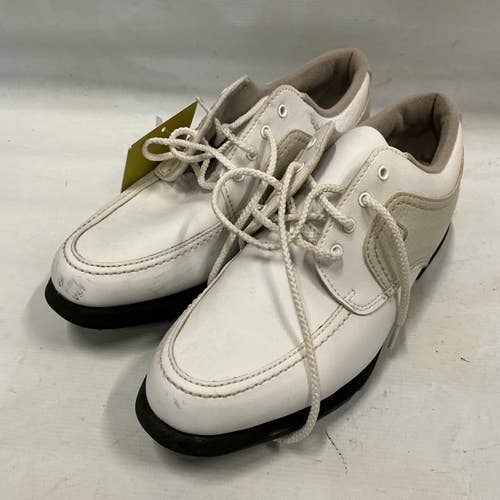 Used Foot Joy GreenJoy 48704 Women's Golf Shoes White Senior 7 11876-S000012240
