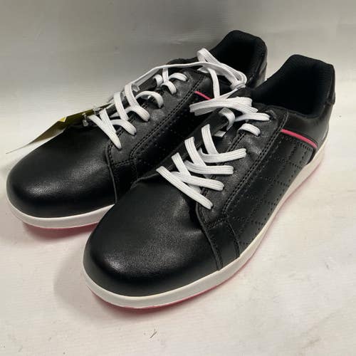 Used Etonic LG300BP Womens Golf Shoes Black Senior 10 11876-S000011046