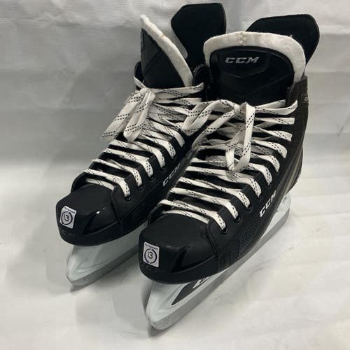 Used CCM 1052 Senior Hockey Skate Black And Optic Yellow Senior 13 11876-S000011010