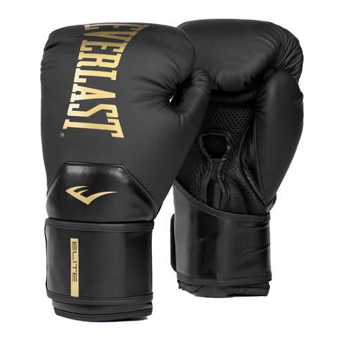 New Elite 2 16oz Black/Gold Boxing Gloves 11876-EVE3273