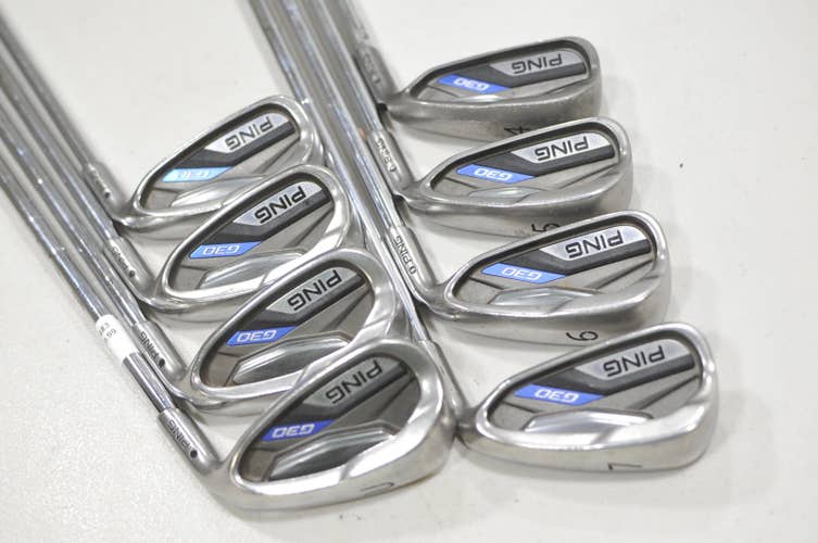 Ping G30 4-W, UW Iron Set Stiff Flex Right CFS Distance Steel #230683