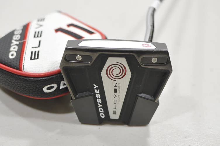 Odyssey Eleven Tour Lined DB 35" Putter RH Stroke Lab Steel with Cover #230650