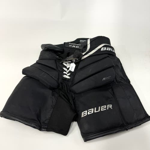 Used Black Bauer Pro Goalie Pants | Senior Small | AB169