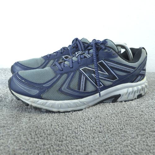 New Balance 410 v5 All Terrain Mens Size 10 Hiking Shoes Gray Blue MT410CN5 Low