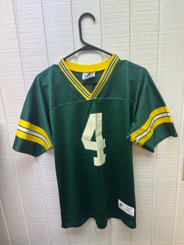 Vintage 90s Brett Favre Packers Youth Jersey L Logo Athletic