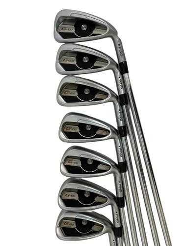 Used Ping G400 Black Dot 4-PW RH Mens Iron Set *Steel/Regular* 11692-S000159608