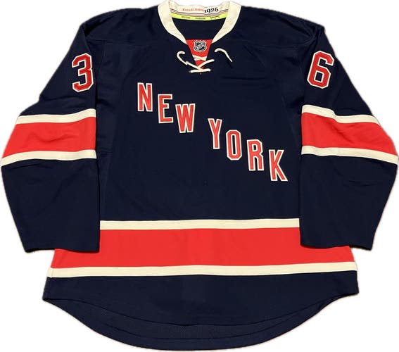 New York Rangers Mats Zuccarello Alt Reebok Indo Edge NHL Hockey Jersey Size 50