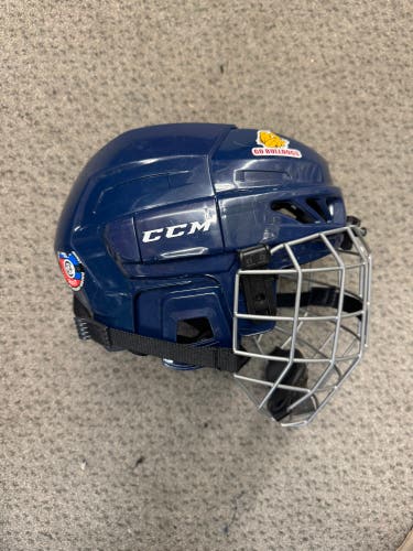 Youth Navy CCM FitLite 3DS Helmet (Used)