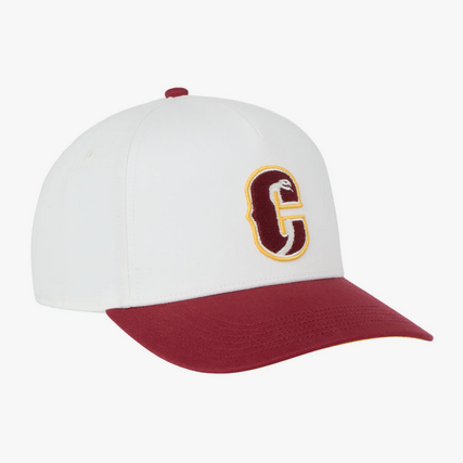 NEW 2026 Cobra Structured White/Regal Red /Yellow Adjustable Snapback Golf